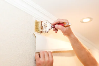 Pose de papier peint à Laméac — revêtements muraux et toiles de verre